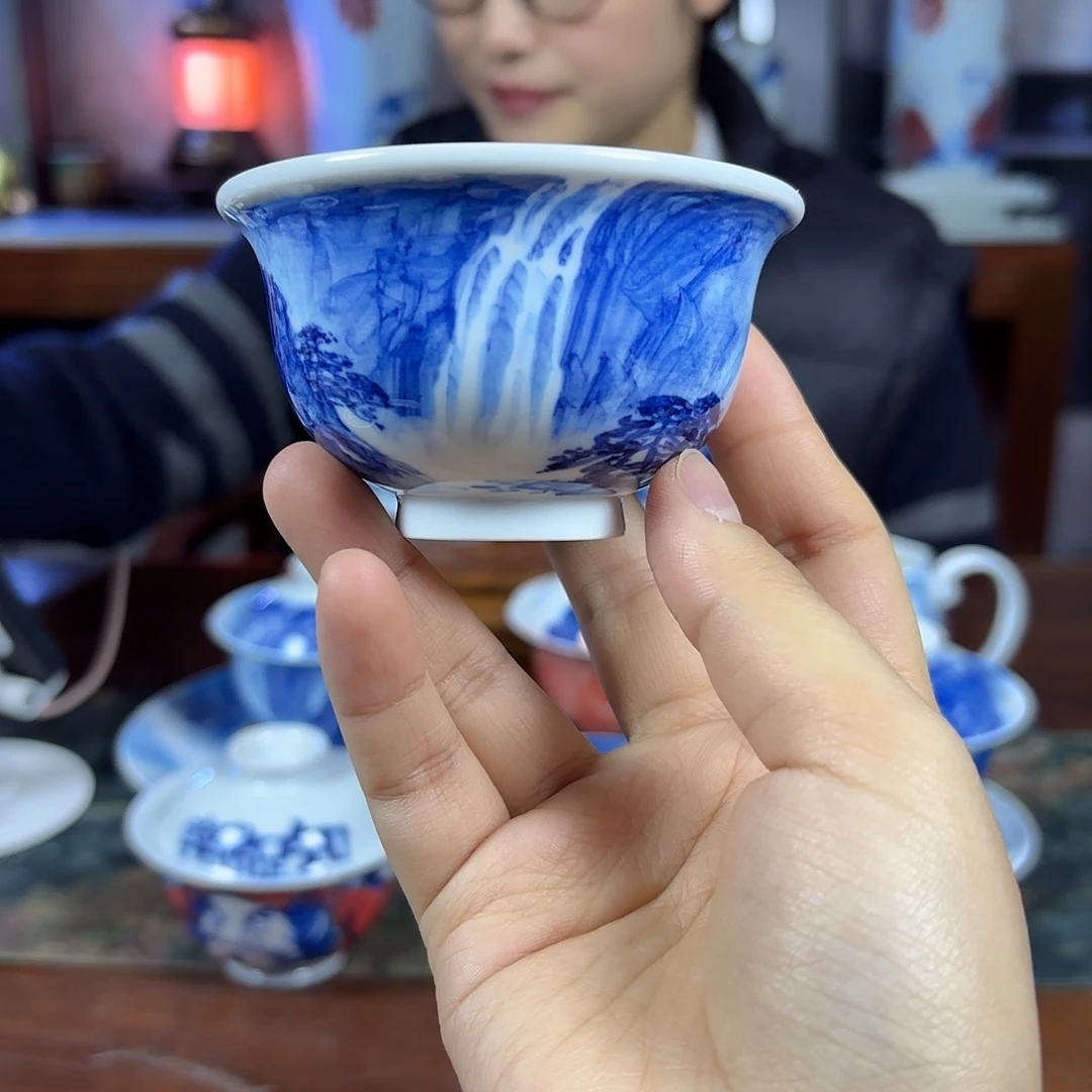国一王老师手绘山水