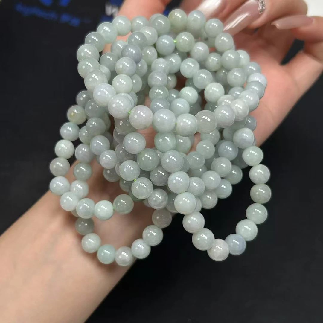 【 睿泽鉴宝】翡翠圆珠手串多样性发一 8mm AE0841