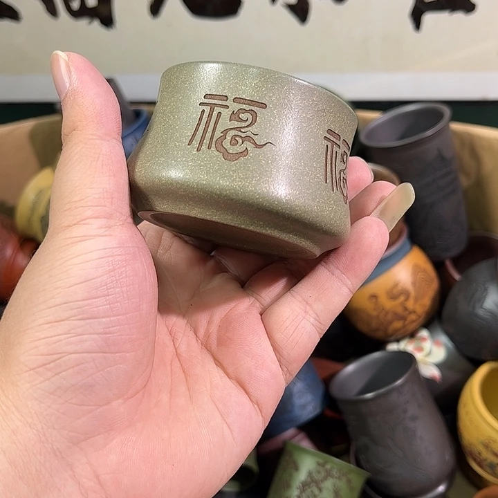 茶杯紫砂全手工紫砂主人杯