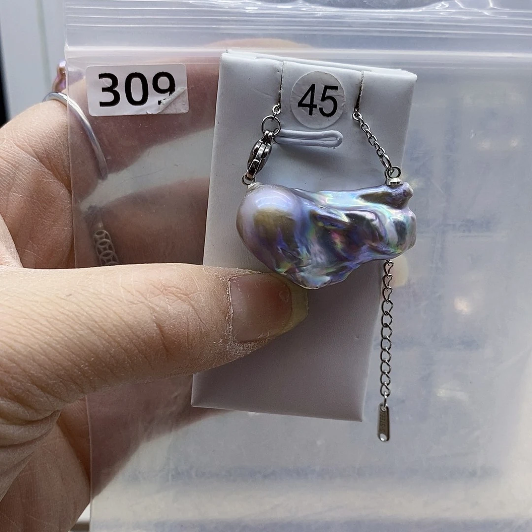 颈饰合金淡水珍珠