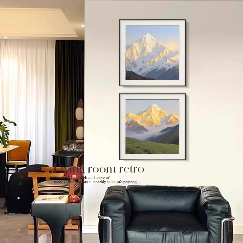 金山装饰画日照轻奢大气客厅背景墙高级感餐厅卧室玄关餐边柜挂画