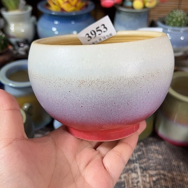 口10 手工花盆满30包邮