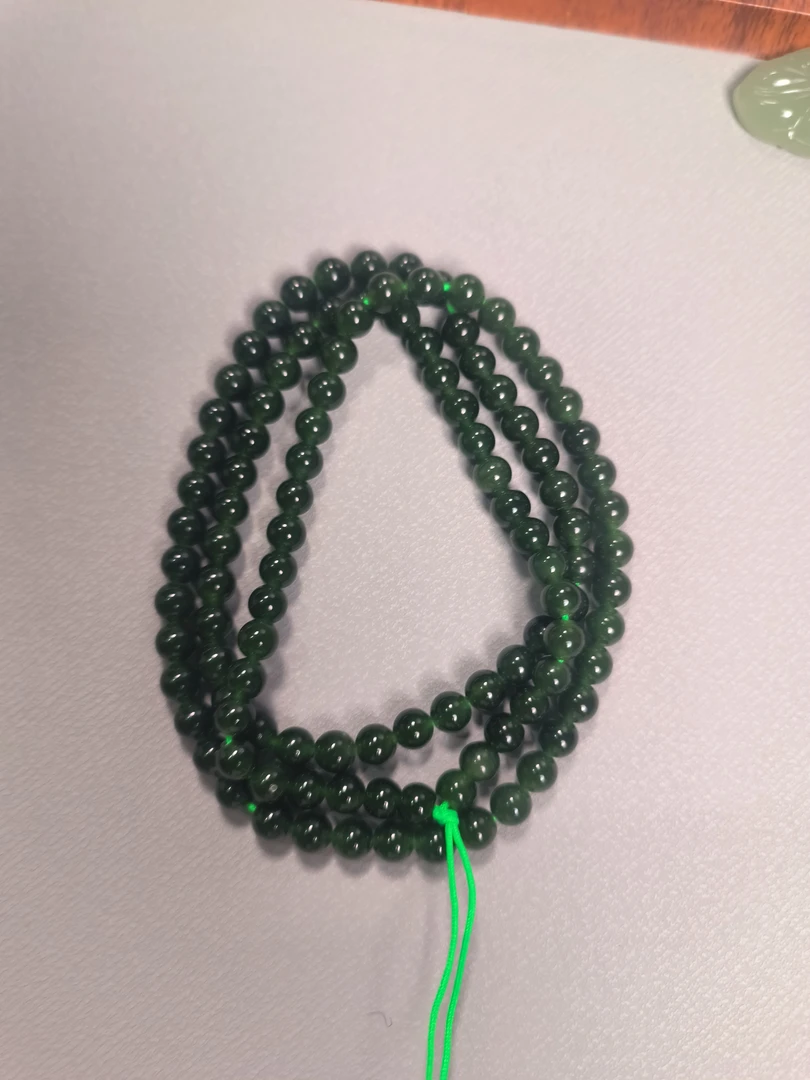 和田玉精品碧玉长链
