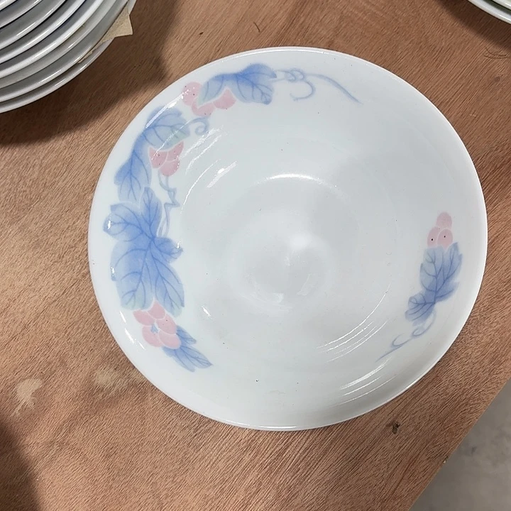 陶705公分葡萄花菜碗菜碗菜碗