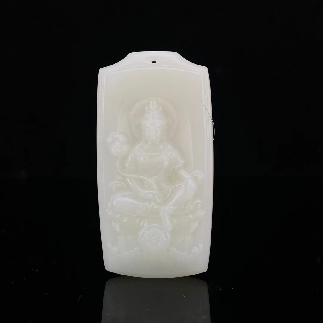 和田玉 观自在 /朵云轩 NW12007FY