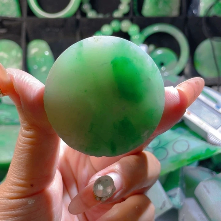 石英质玉未镶嵌珠宝半成品抒*