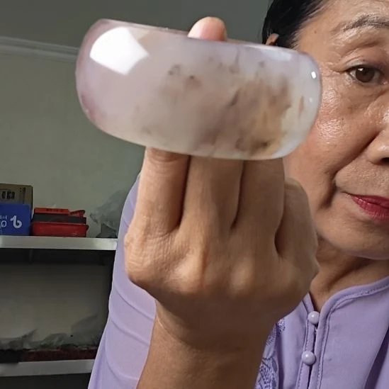 未镶嵌手镯石英质玉蓝**湾