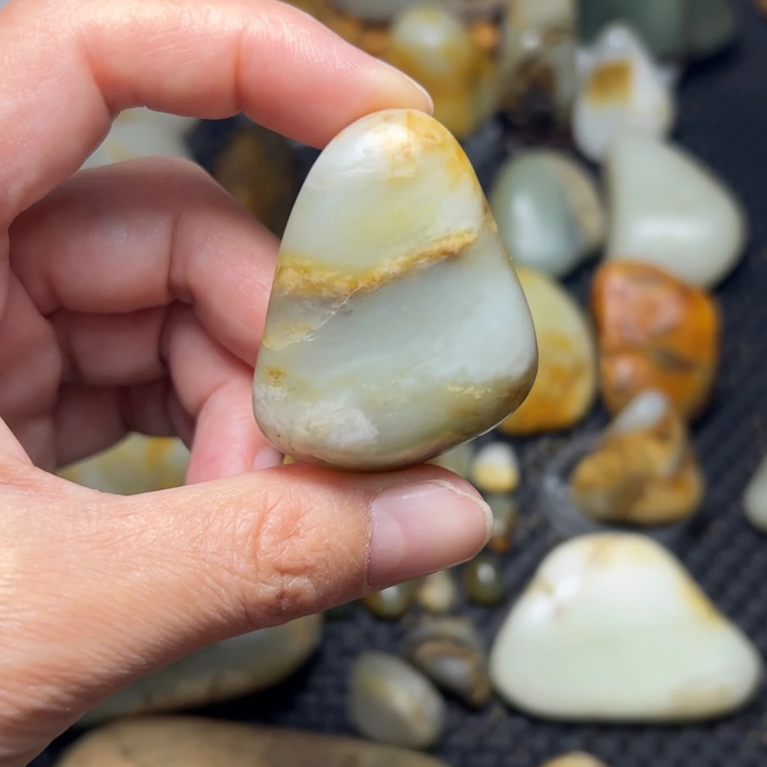 和田玉未镶嵌挂件5