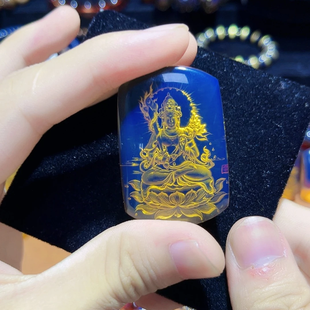 蓝珀未镶嵌珠宝奇石431