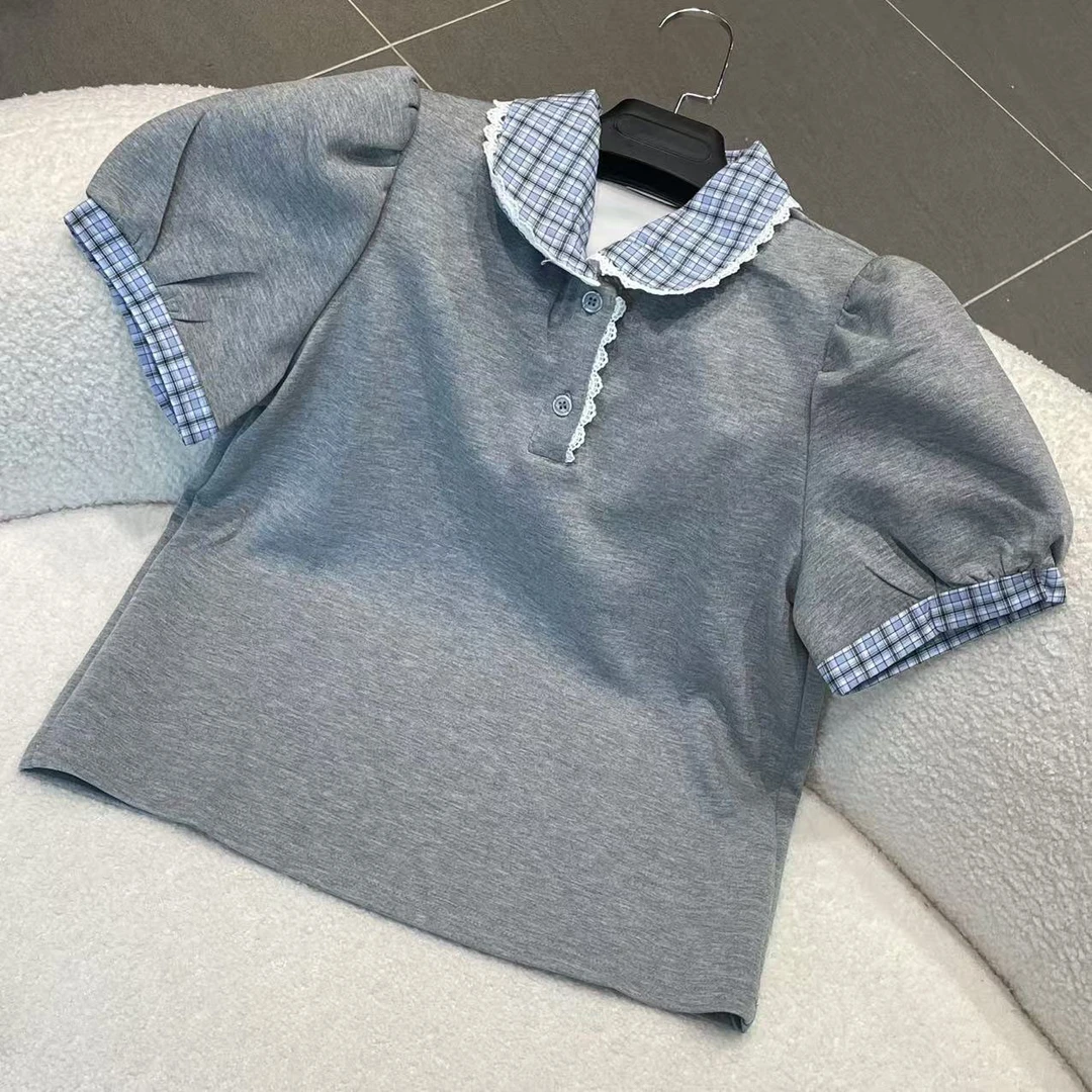 夏季时尚休闲娃娃领针织上衣MZ-46