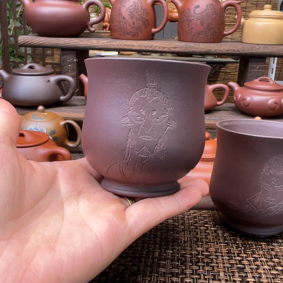 紫砂茶壶宜兴原矿紫砂手工制全190