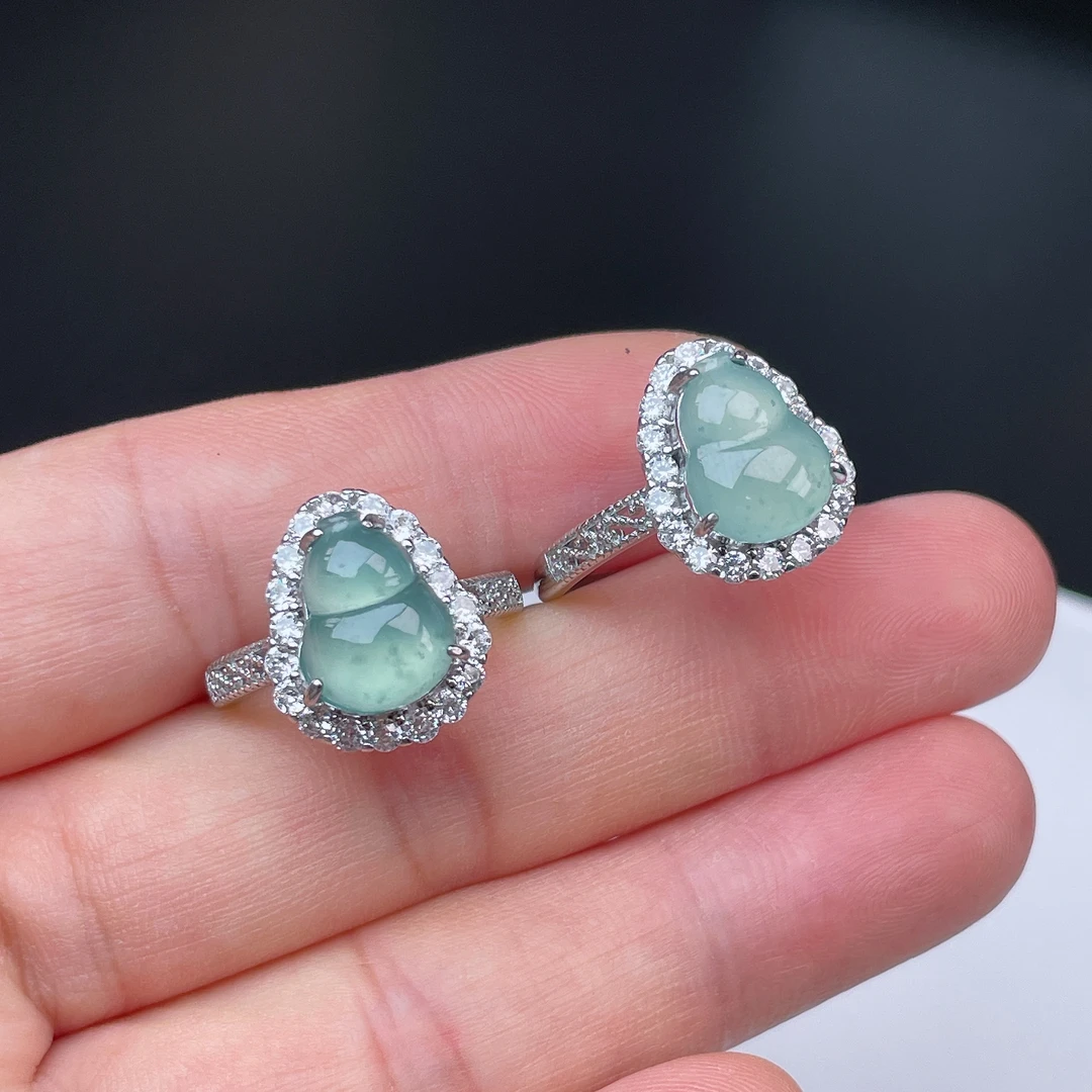 【云】翡翠葫芦戒指多样性发其一@k