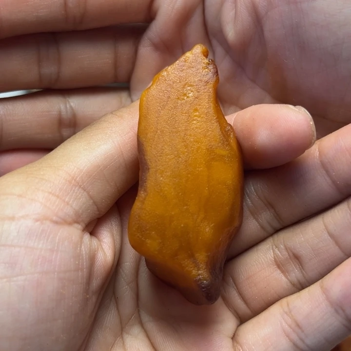 定制琥珀未镶嵌蜜蜡定制随型手把