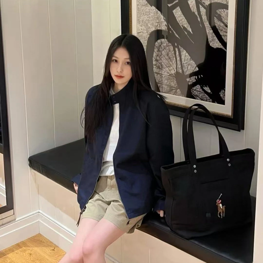 不加棉/春秋季立领薄款夹克上衣刺绣男女同款2408