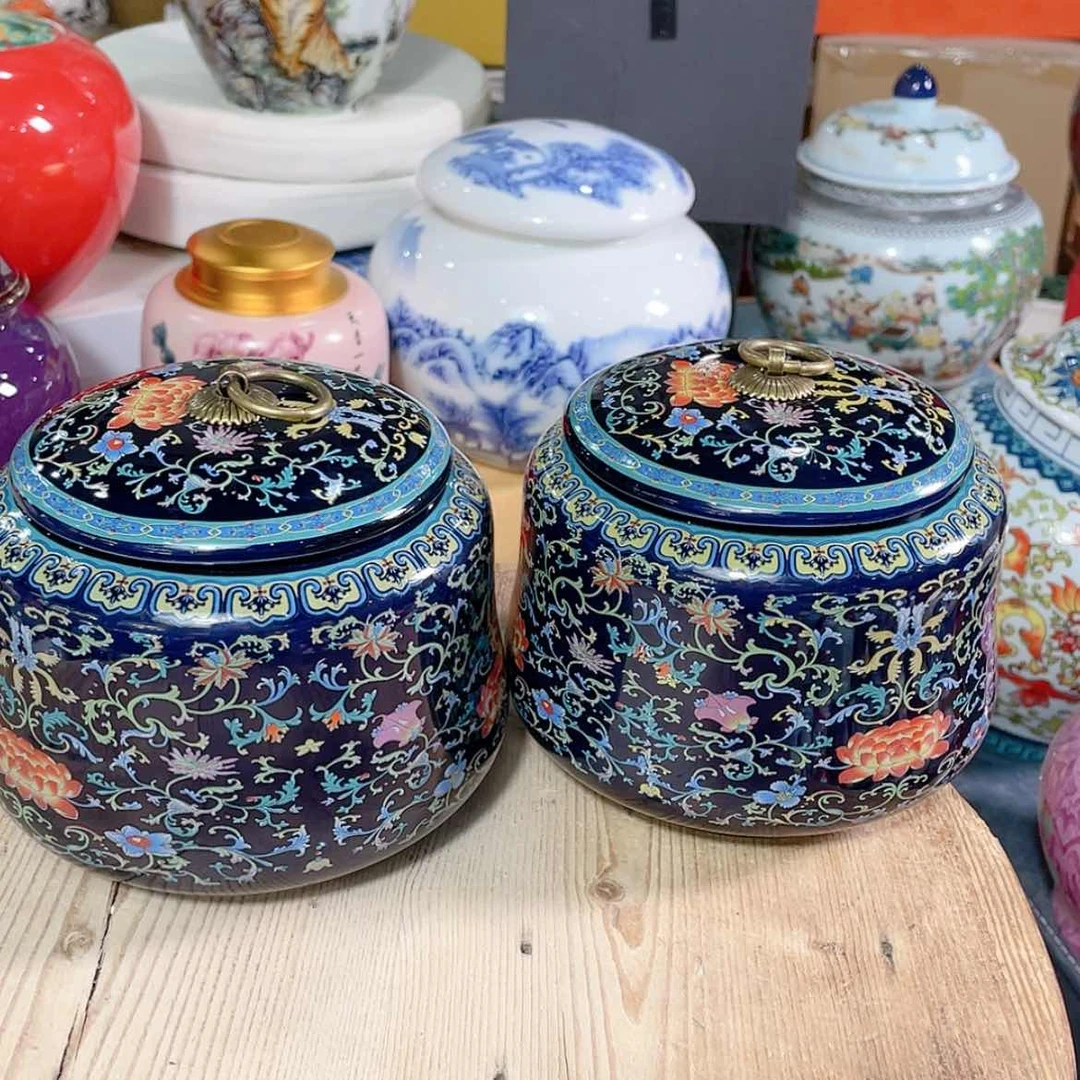 【闪购商品】罐陶瓷茶叶罐密封罐