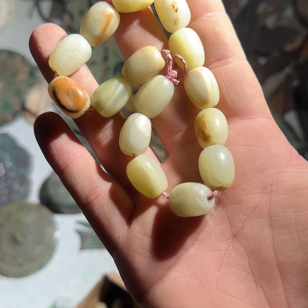 凉***雨玉工艺品摆件石头手串