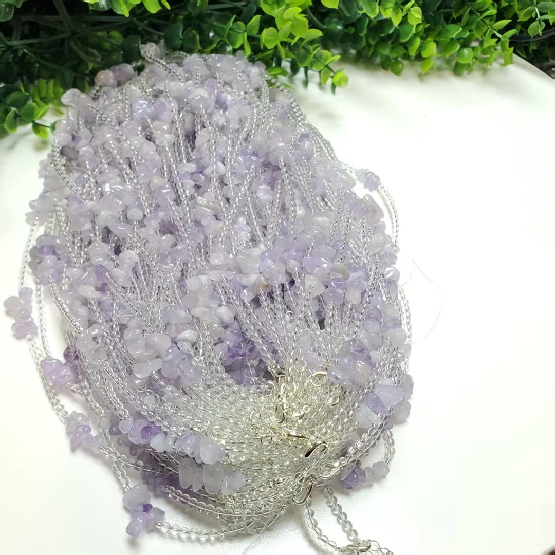 Q109【赵小姐】时尚百搭紫水晶项链