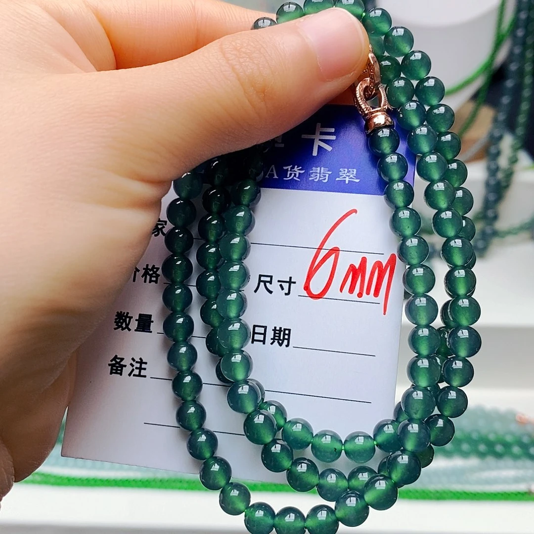 未镶嵌手链翡翠翡翠