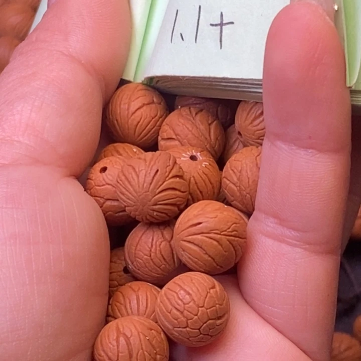 秦岭龙纹桃核21颗