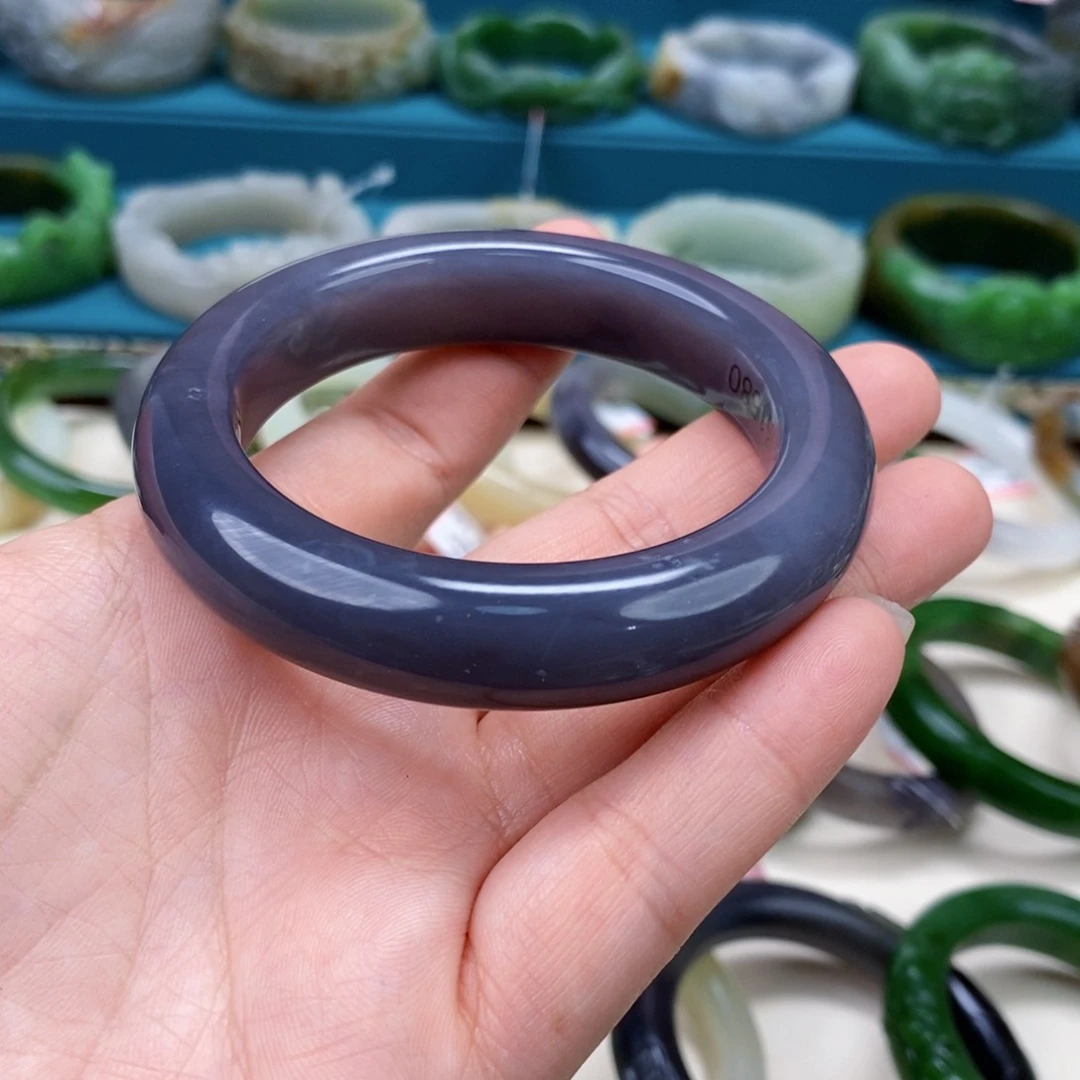 和田玉手镯55未镶嵌