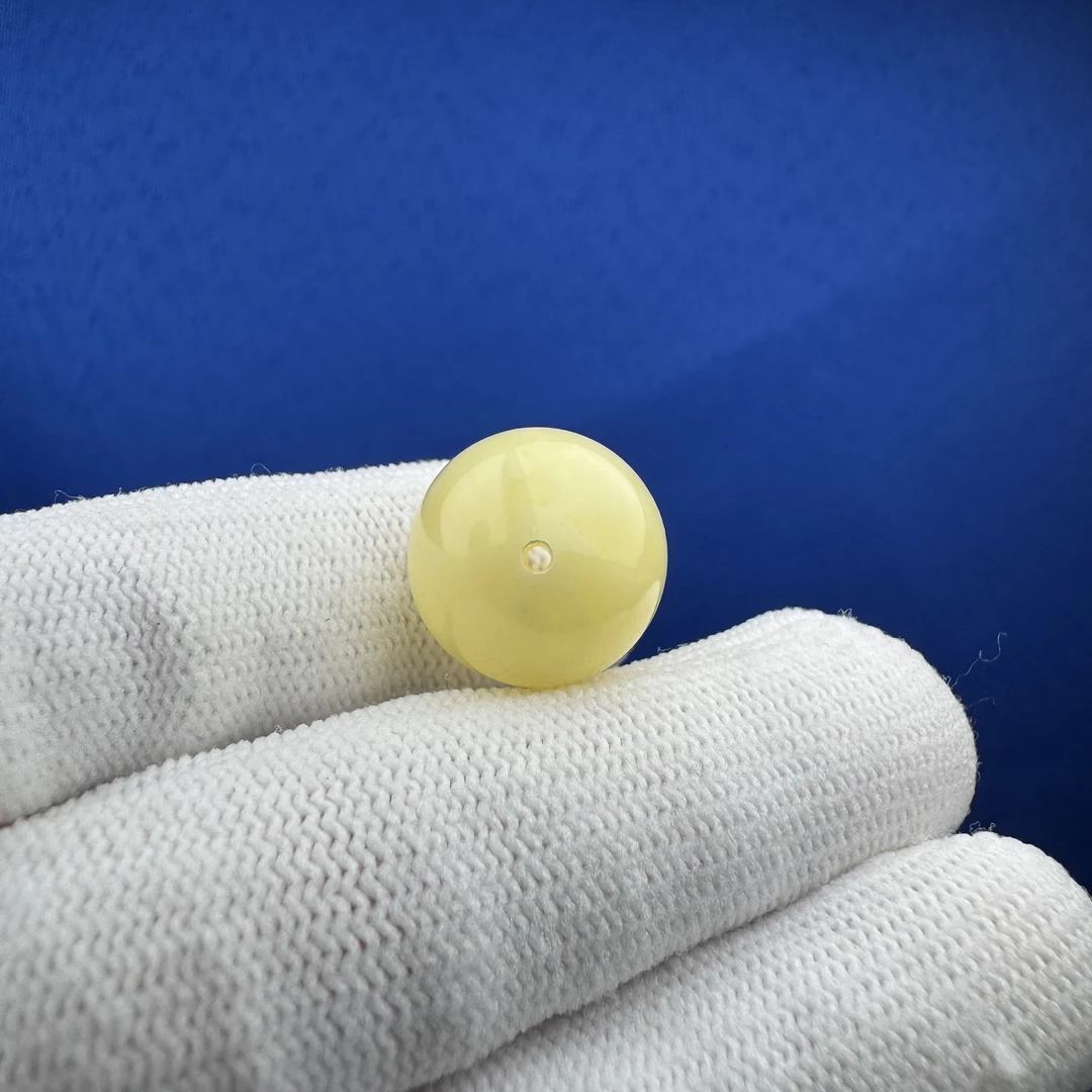 A3133天然原矿蜜蜡 百花蜜单珠15.6mm 支持鉴定 假一罚十
