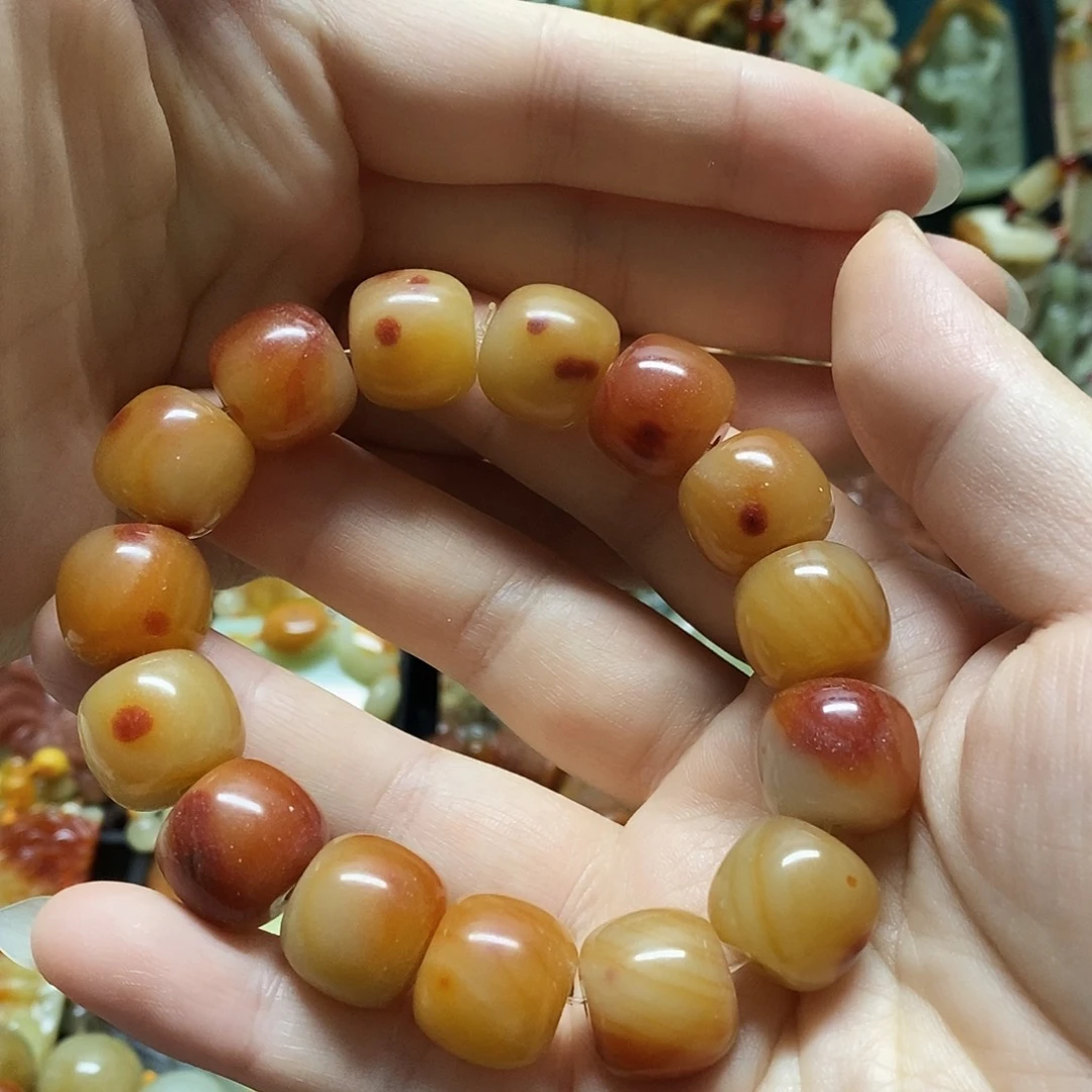 蛇纹石玉未镶嵌手链