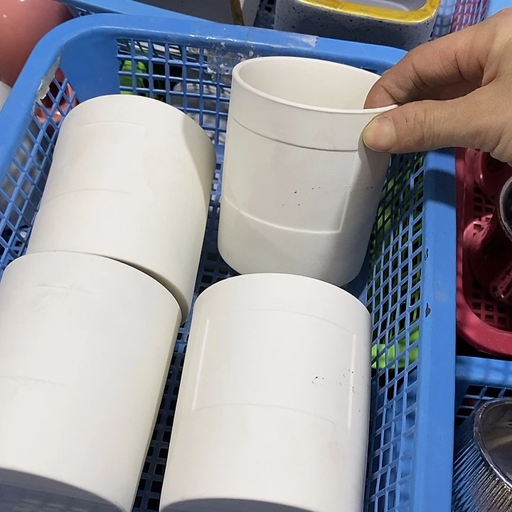 陶盆有孔 瑕疵针孔漏釉介意勿拍 口8高9