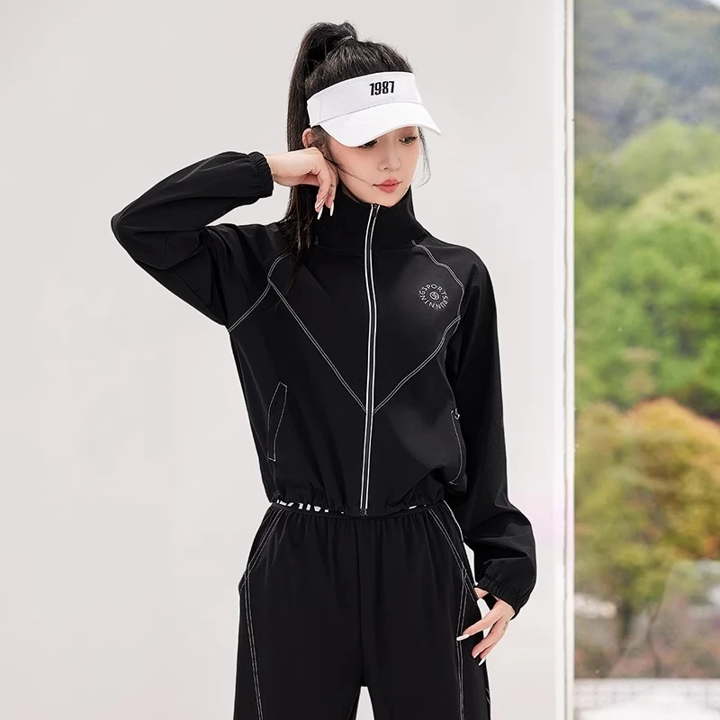 2025休闲运动秋冬季新款快干运动跑步普拉提上衣棒球服外套