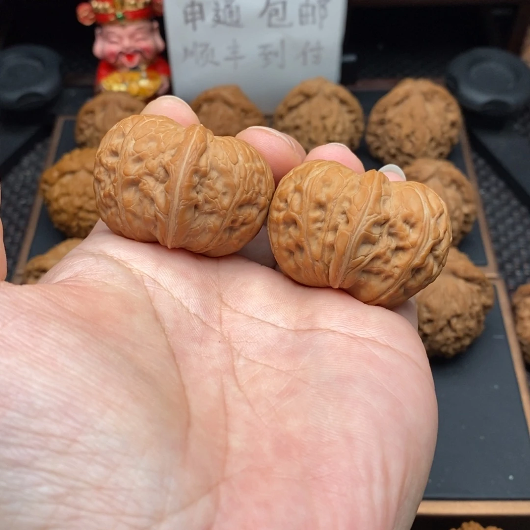 文玩核桃把件全品元宝41尺
