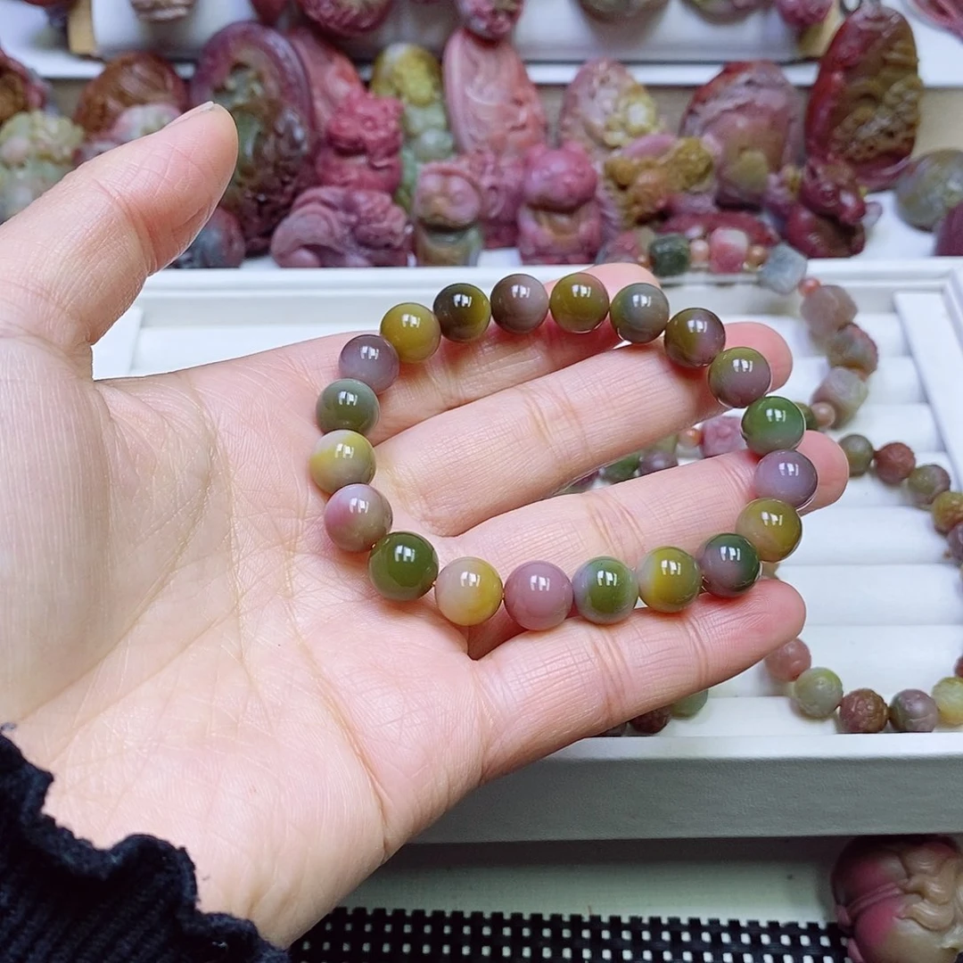 玛瑙/玉髓盐源玛瑙手链未镶嵌