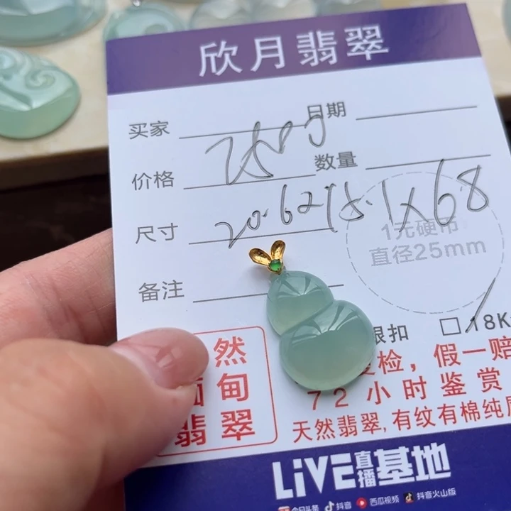 翡翠未镶嵌颈饰罗****夜天然