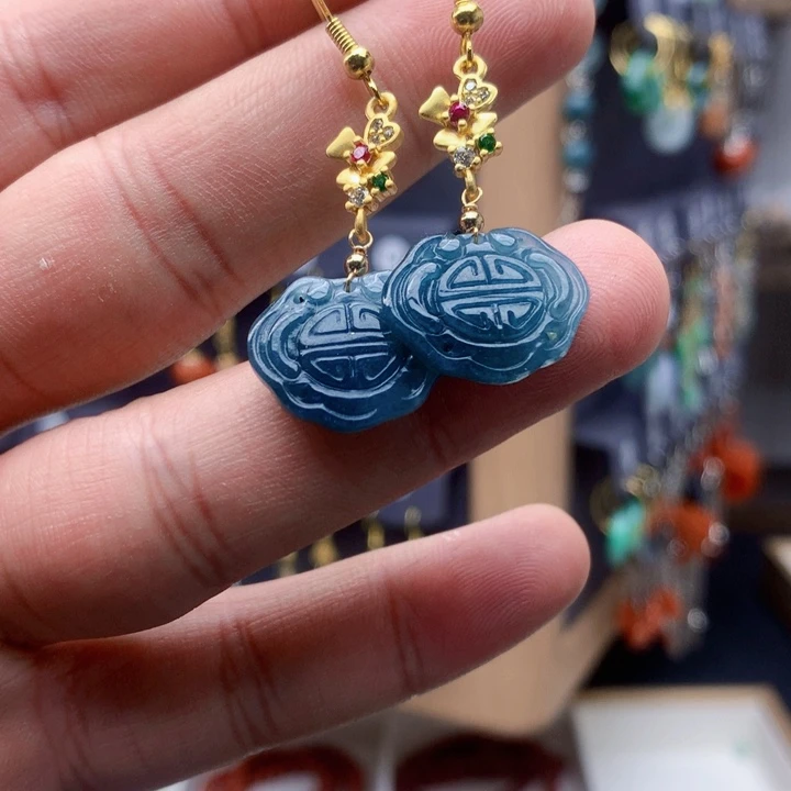 未镶嵌翡翠耳饰耳饰