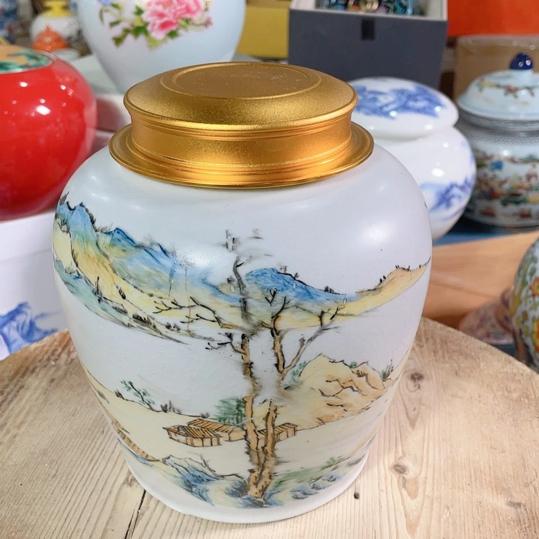 【闪购商品】罐陶瓷茶叶罐密封罐