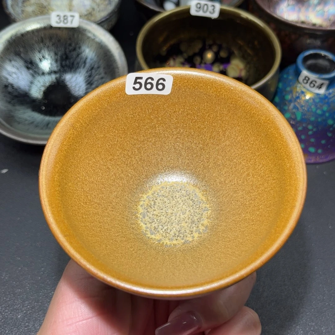 茶盏566 建盏单盏放大漏……