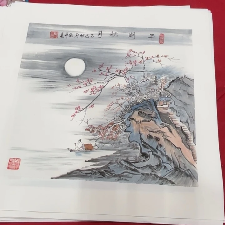 国画花鸟的翅膀是由