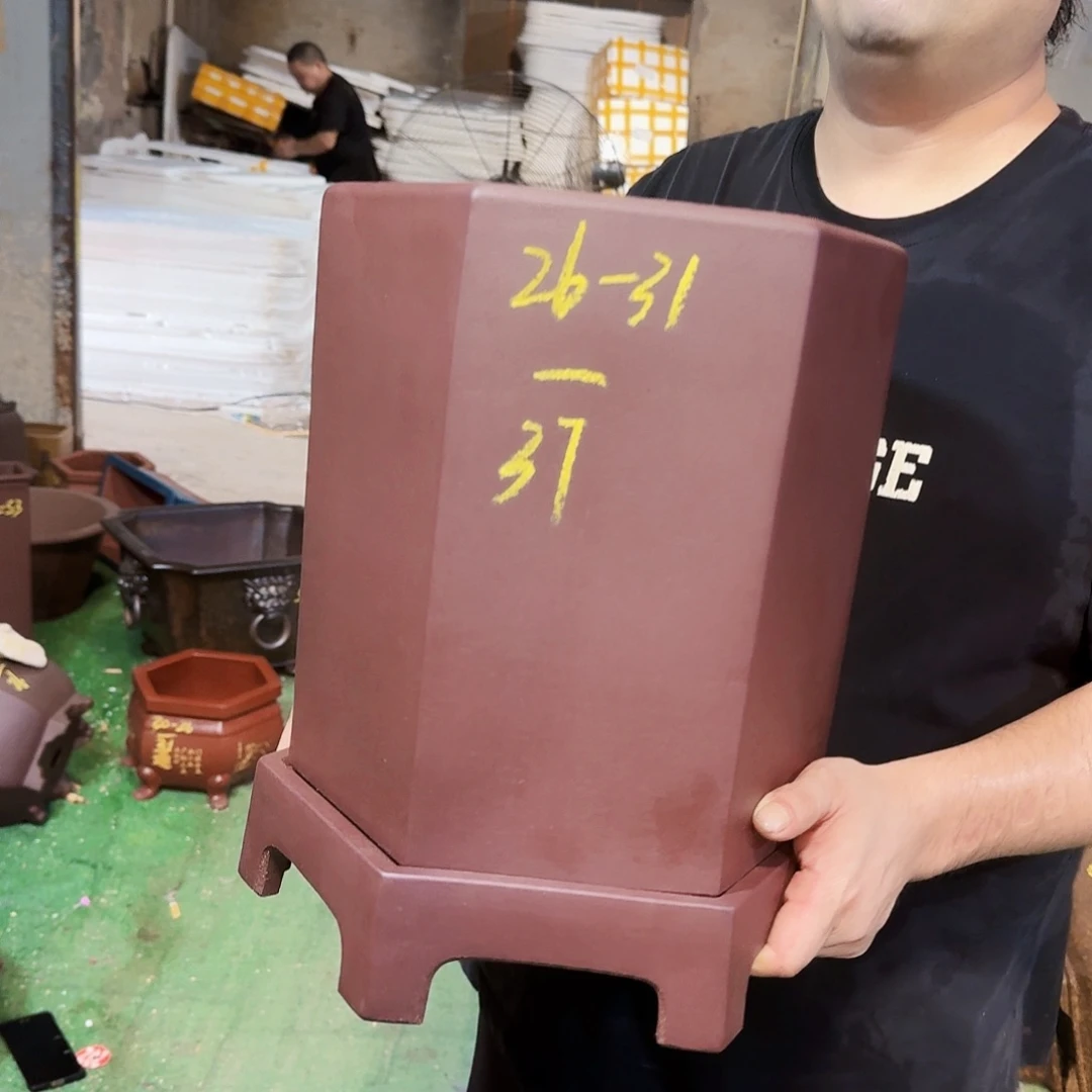 紫砂花盆紫砂花盆