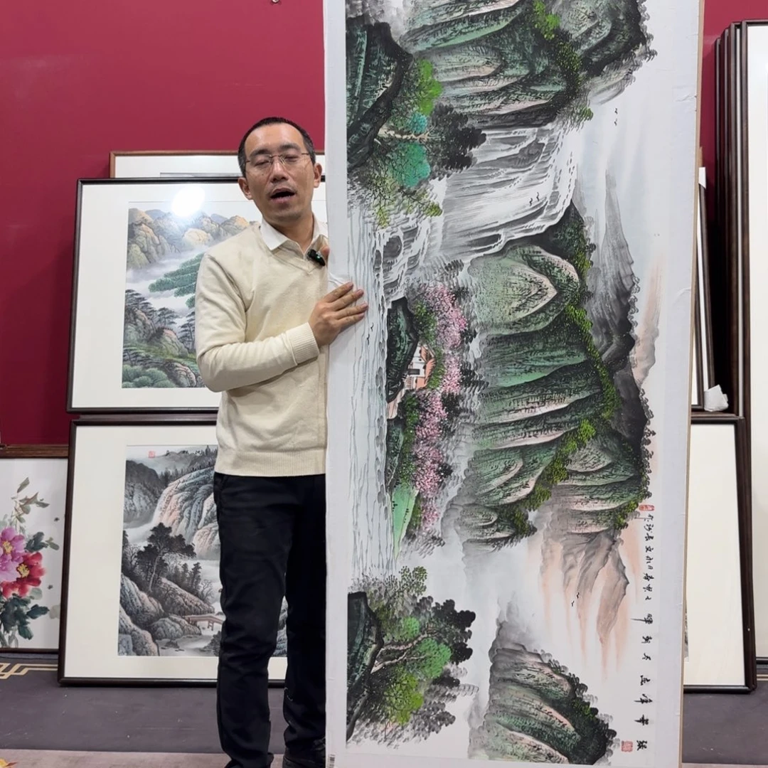 国画手绘作品210/80