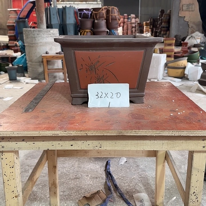 紫砂花盆紫砂花盆