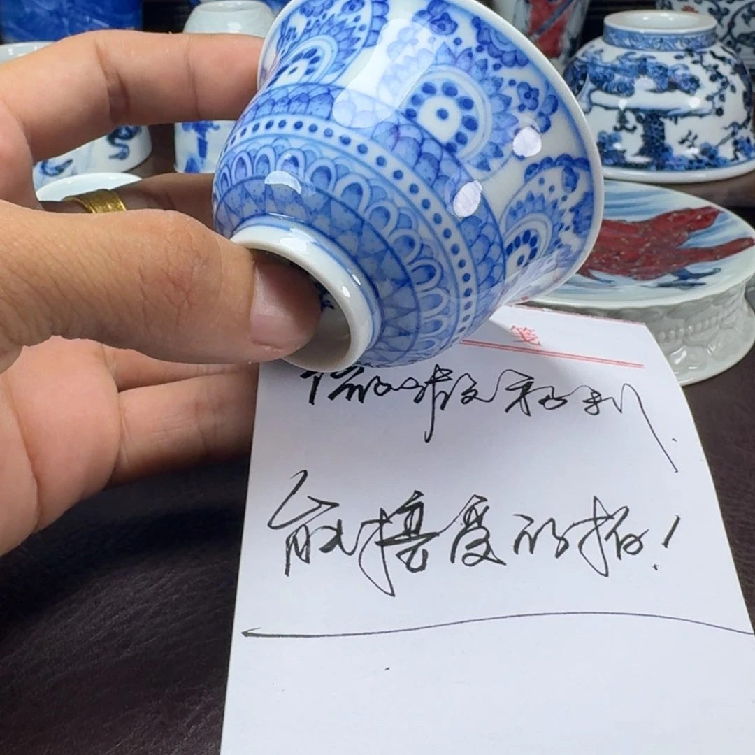 瓷片当代景德镇陶瓷手绘茶具