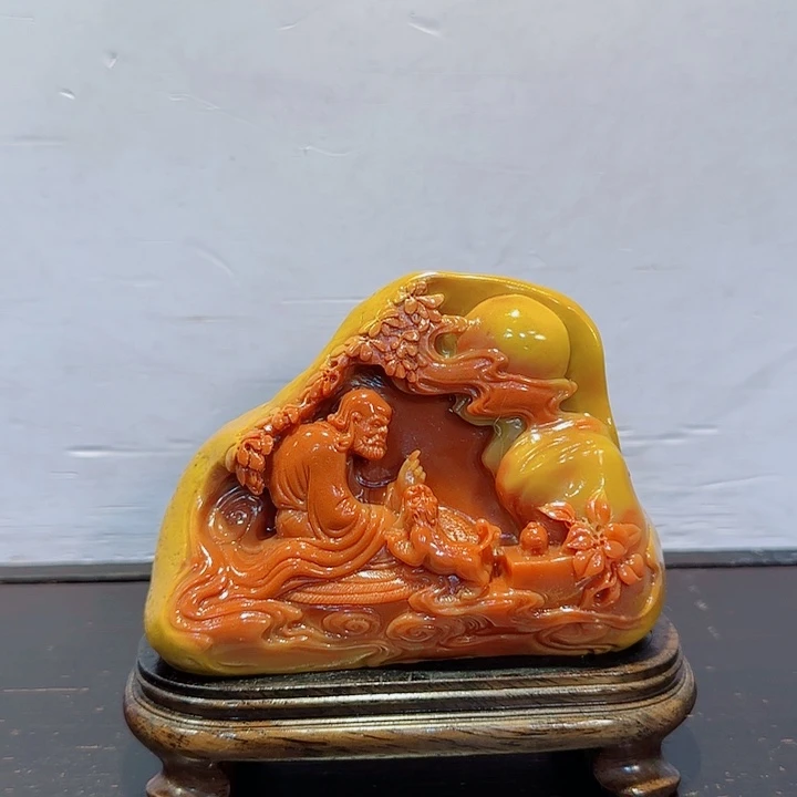 用***6寿山石寿山石摆件精品