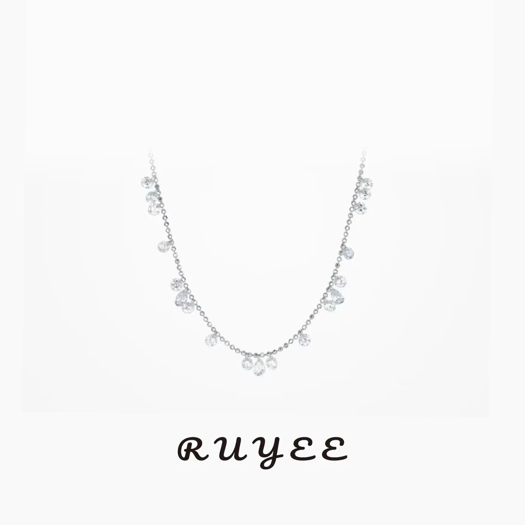 链子925银 高级感S925银满天星锁骨项链