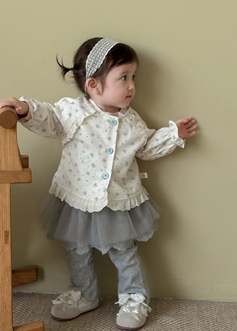 宝宝爆款25秋碎花外套双层棉外套