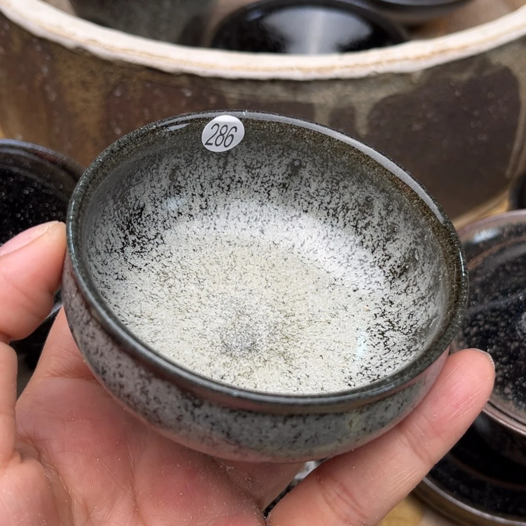 茶盏义兴龙窑坚持真柴烧微瑕