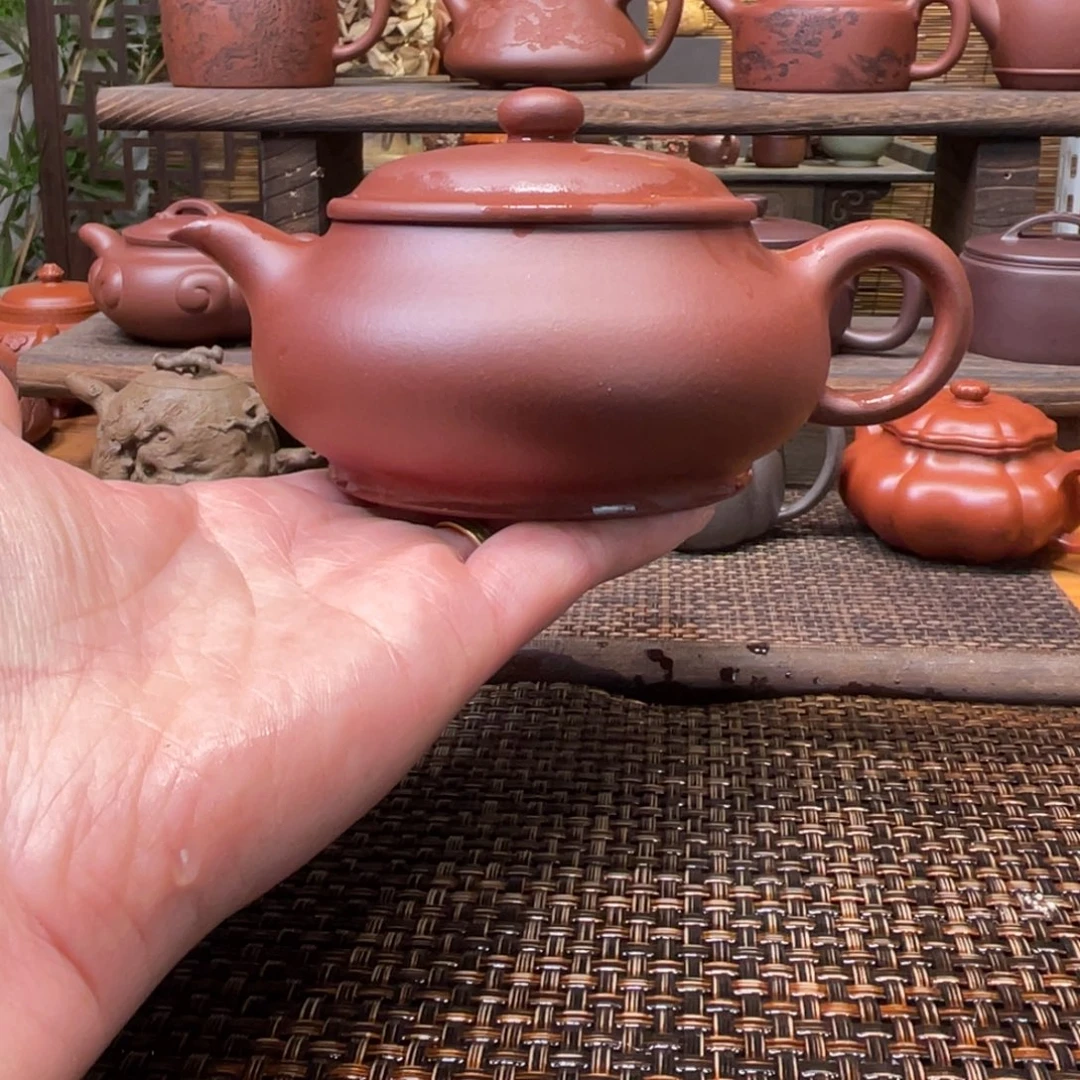 紫砂茶壶宜兴原矿紫砂手工制全220