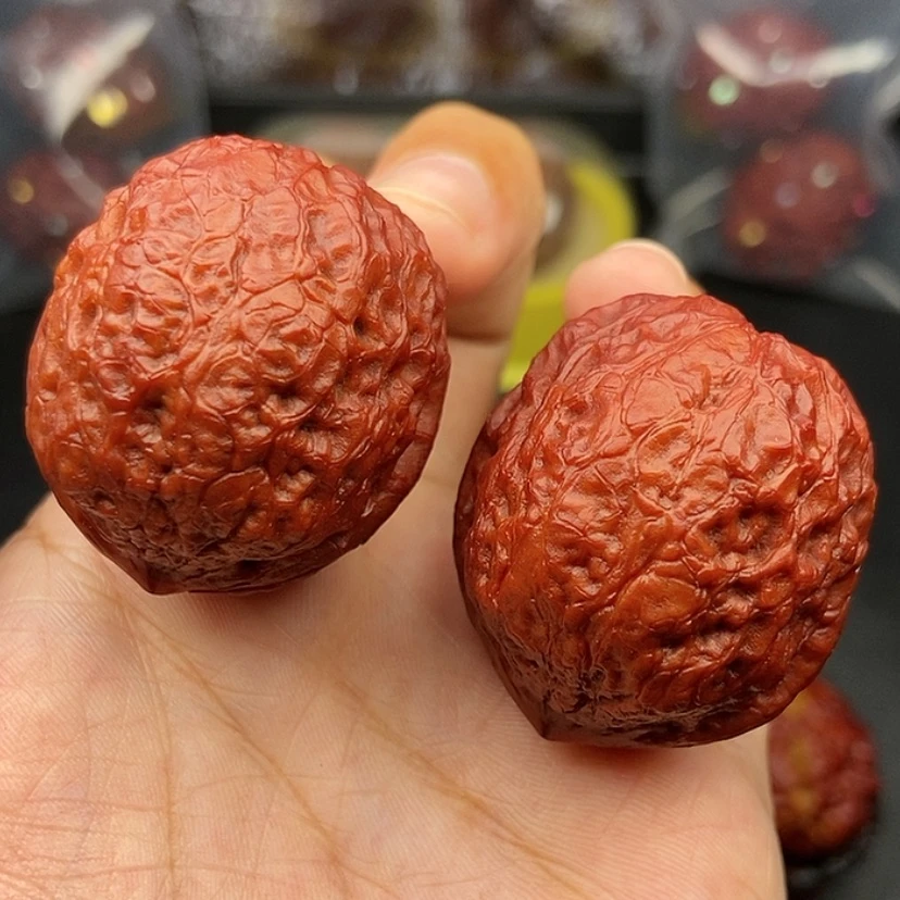 【闪购商品】把件文玩核桃39尺蛇皮元宝