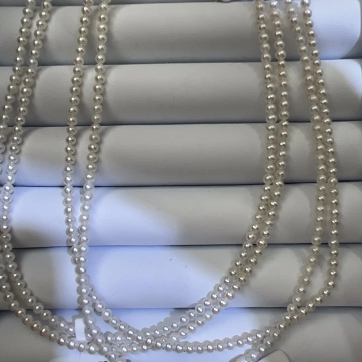 淡水珍珠颈饰银S925镶嵌