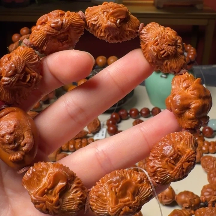 手串/手链橄榄核手工名家老虎