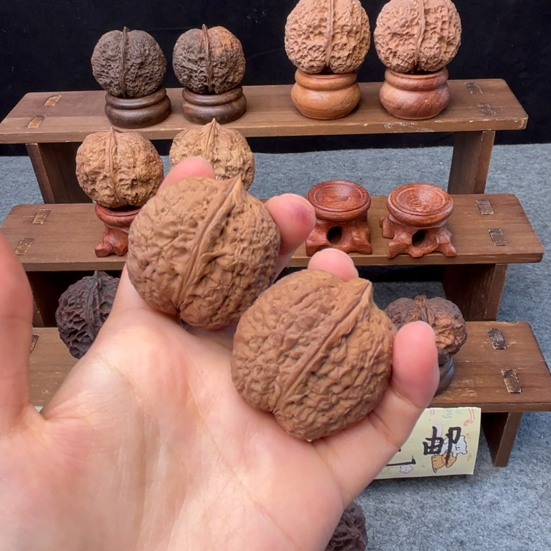 吊坠文玩核桃z蚂蚁纹将军膀40mm