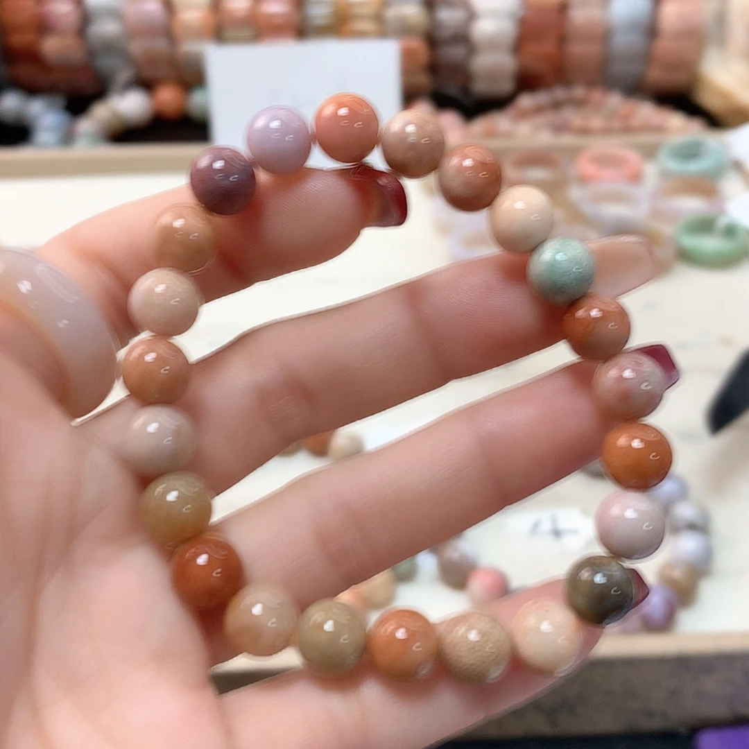 硅化珊瑚（珊瑚玉）手链未镶嵌T***N675