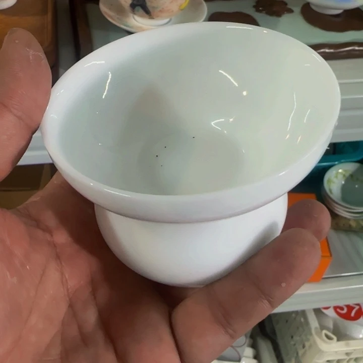微瑕冰种全瓷茶漏两件套